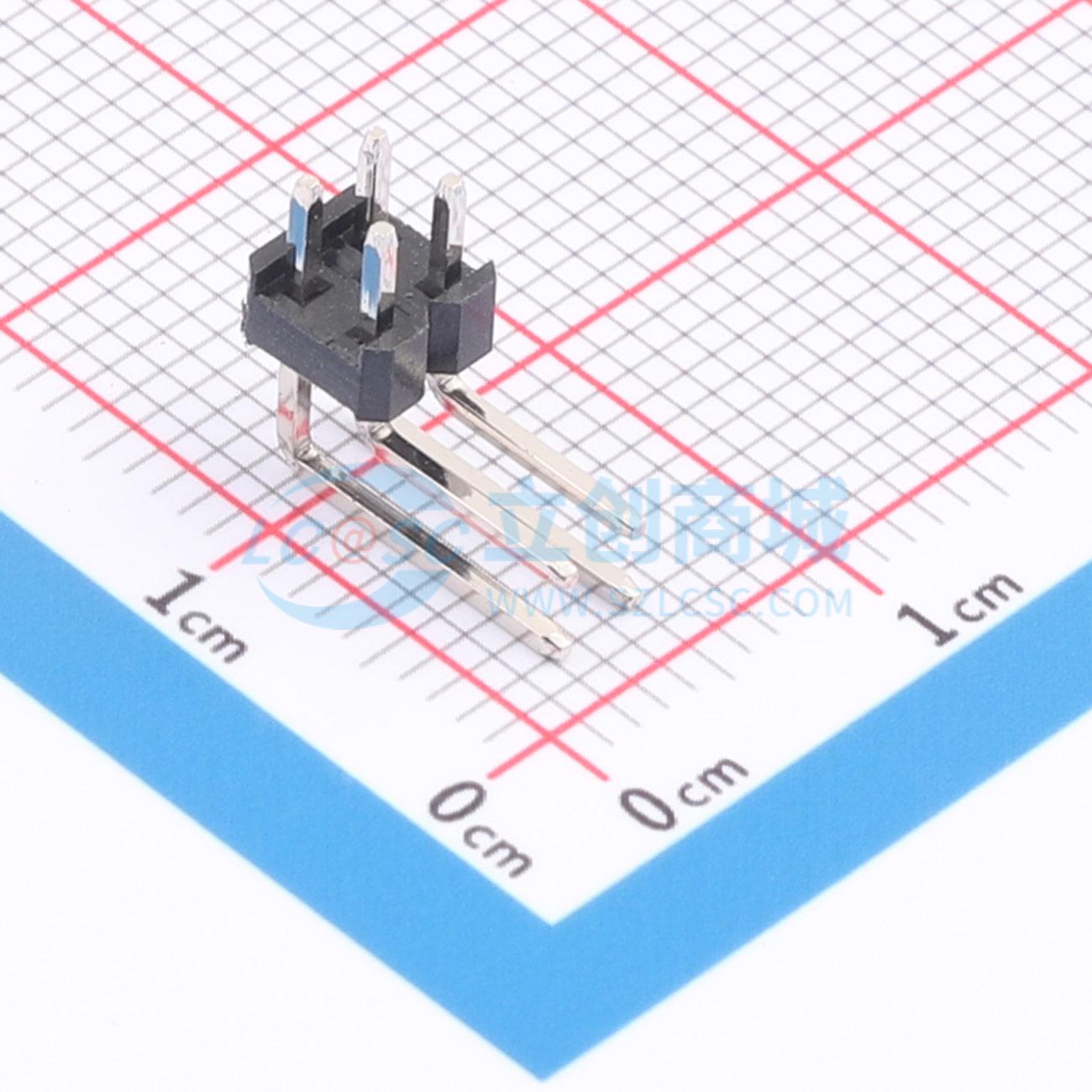 点击查看大图 PZ2.54-2x2PWZ-L18.8-P实物图