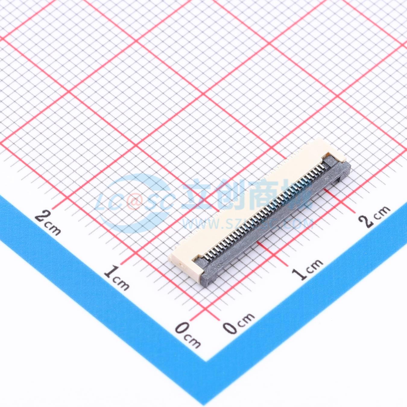 点击查看大图 ZX-0.5FPC-2H-QF35P实物图