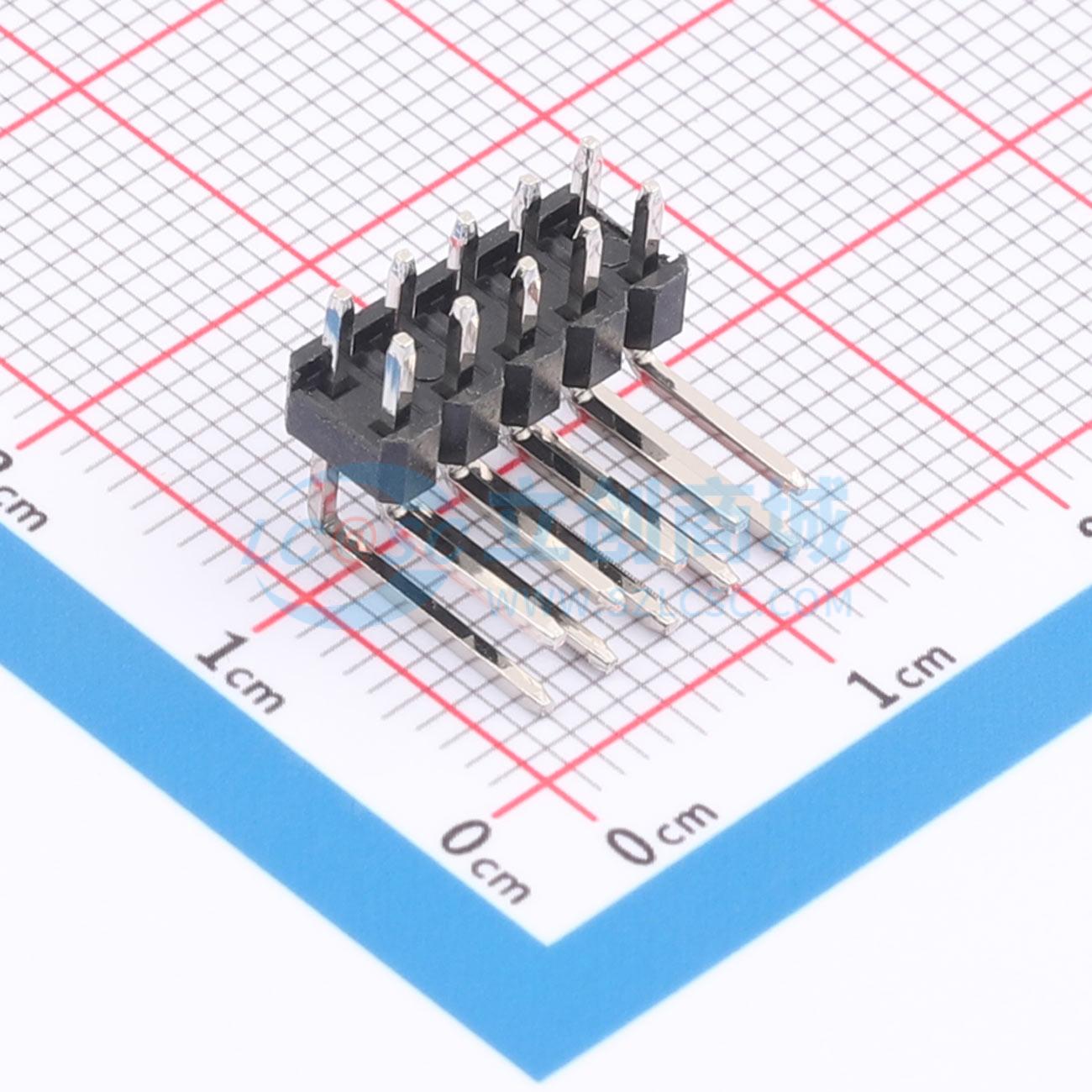 点击查看大图 PZ2.54-2x5PWZ-L18.8-P实物图