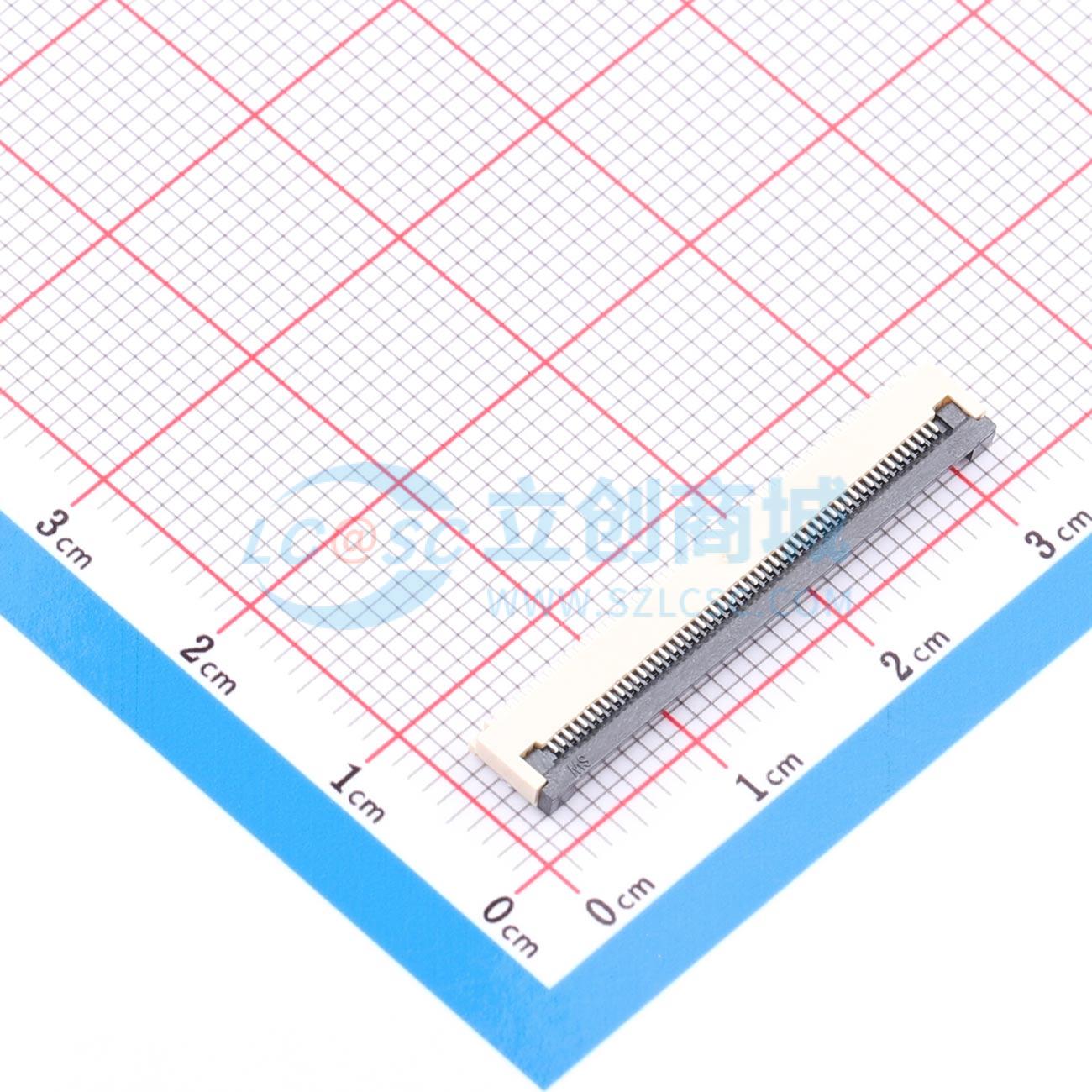 点击查看大图 ZX-0.5FPC-2H-QF53P实物图