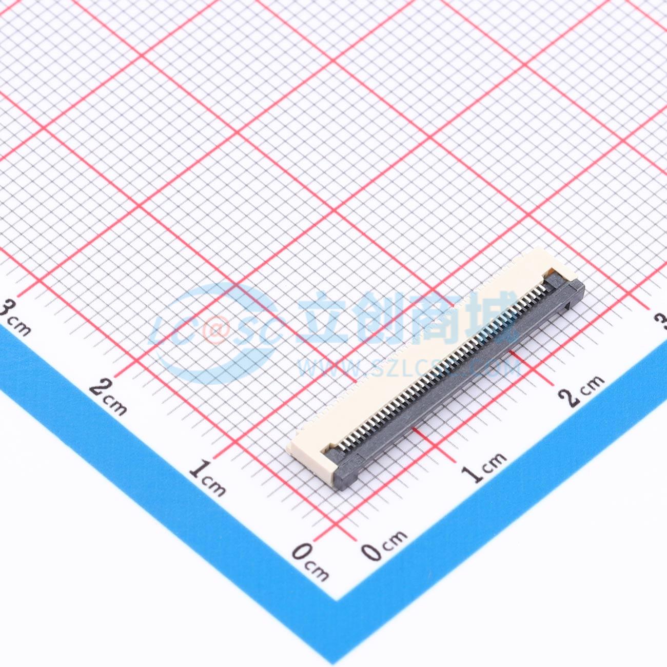 点击查看大图 ZX-0.5FPC-2H-QF42P实物图