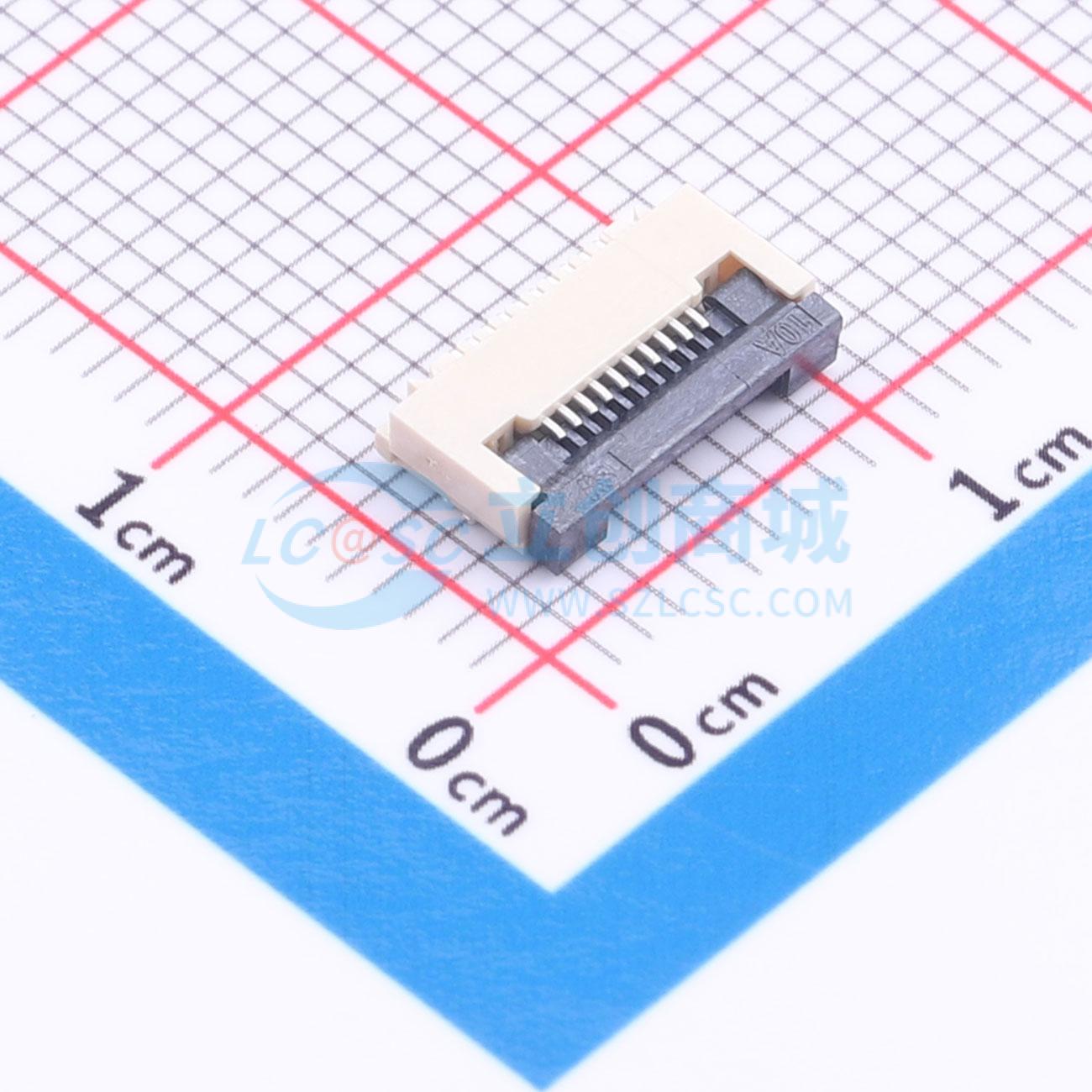 点击查看大图 BX-0.5FPC-2H-QF10P实物图