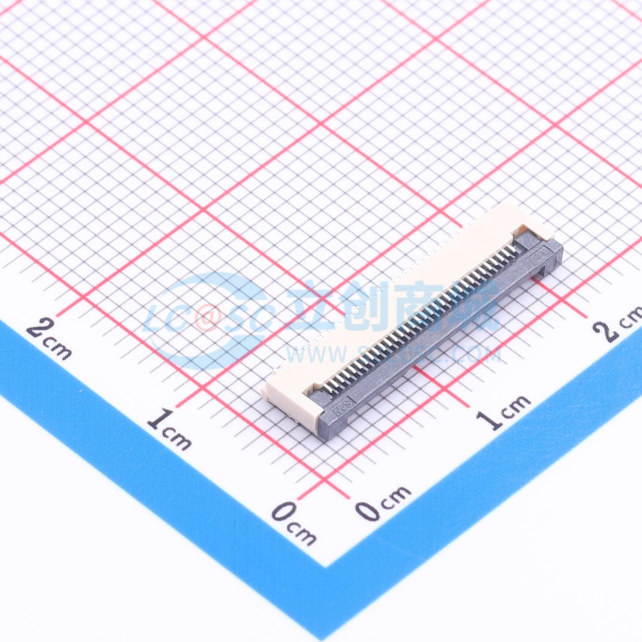 点击查看大图 ZX-0.5FPC-2H-QF32P实物图
