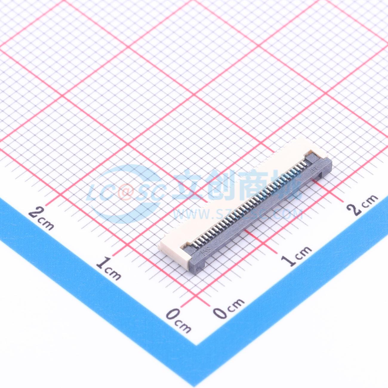 点击查看大图 ZX-0.5FPC-2H-QF33P实物图