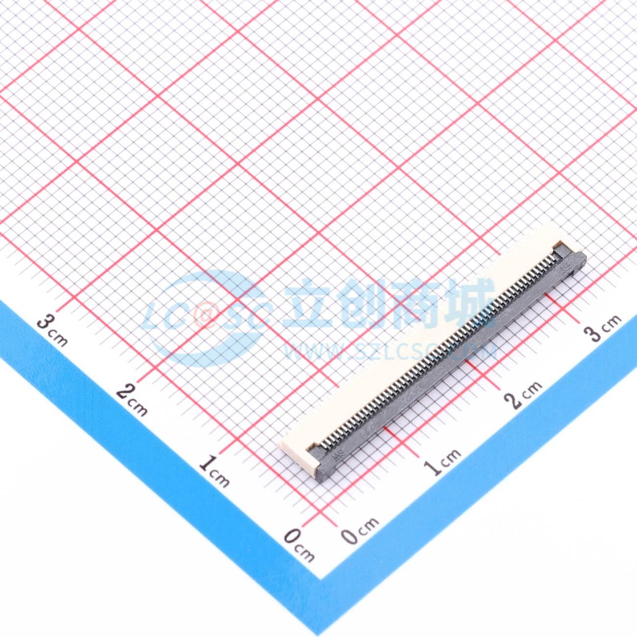 点击查看大图 ZX-0.5FPC-2H-QF57P实物图