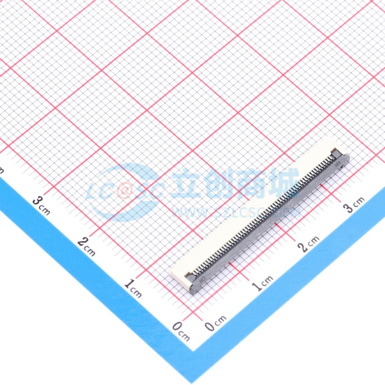 点击查看大图 ZX-0.5FPC-2H-QF60P实物图