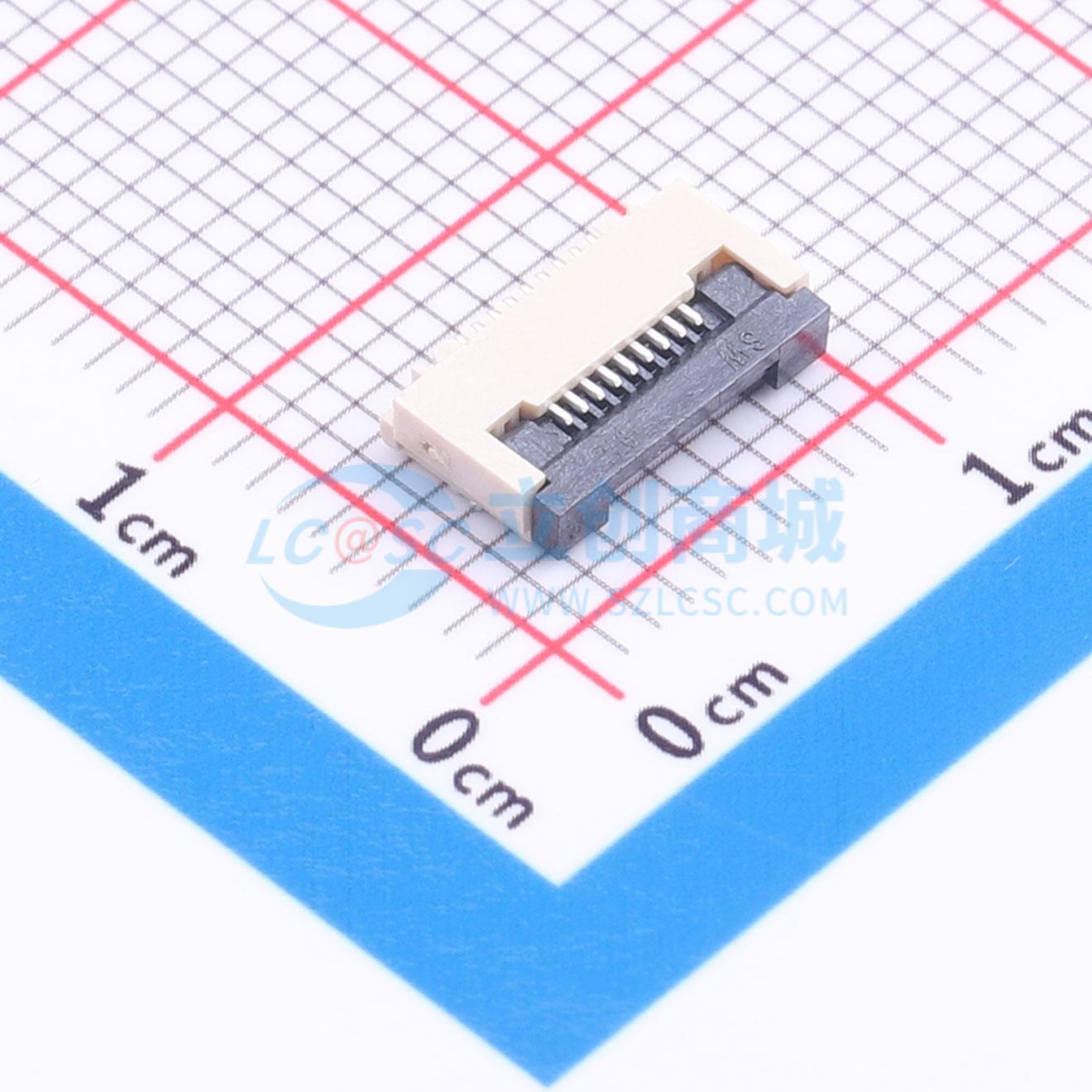点击查看大图 ZX-0.5FPC-2H-QF9P实物图