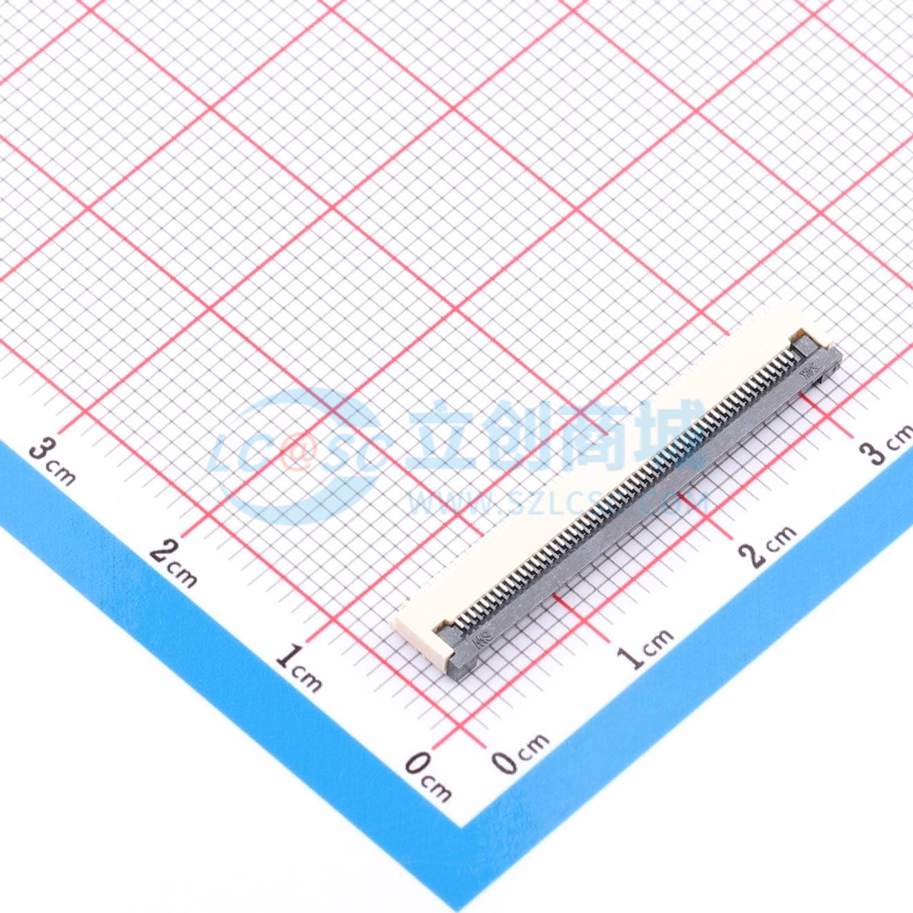 点击查看大图 ZX-0.5FPC-2H-QF54P实物图