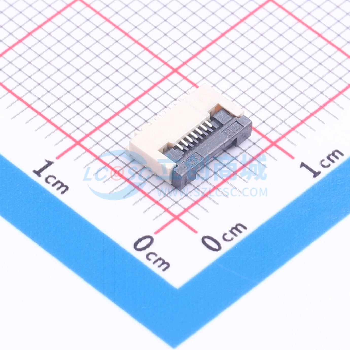 点击查看大图 ZX-0.5FPC-2H-QF7P实物图