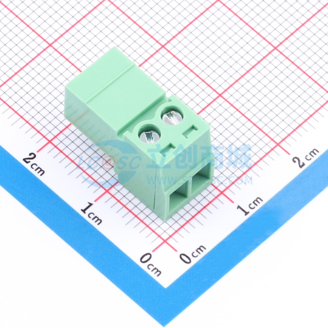 点击查看大图 JXT-EDGKR-3.81-2P1G实物图