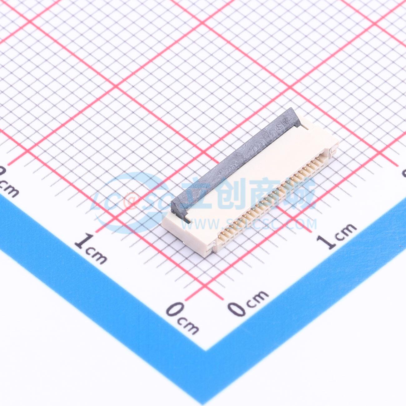 点击查看大图 BX-0.5FPC-2H-HF24P实物图