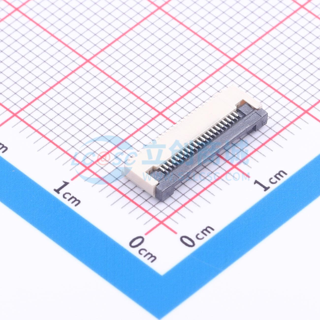点击查看大图 ZX-0.5FPC-2H-QF21P实物图