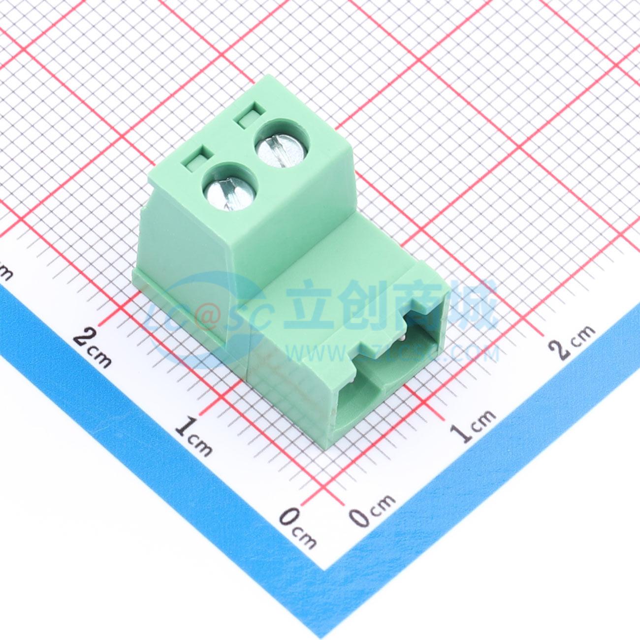 点击查看大图 JXT-EDGKR-5.08-2P1G实物图