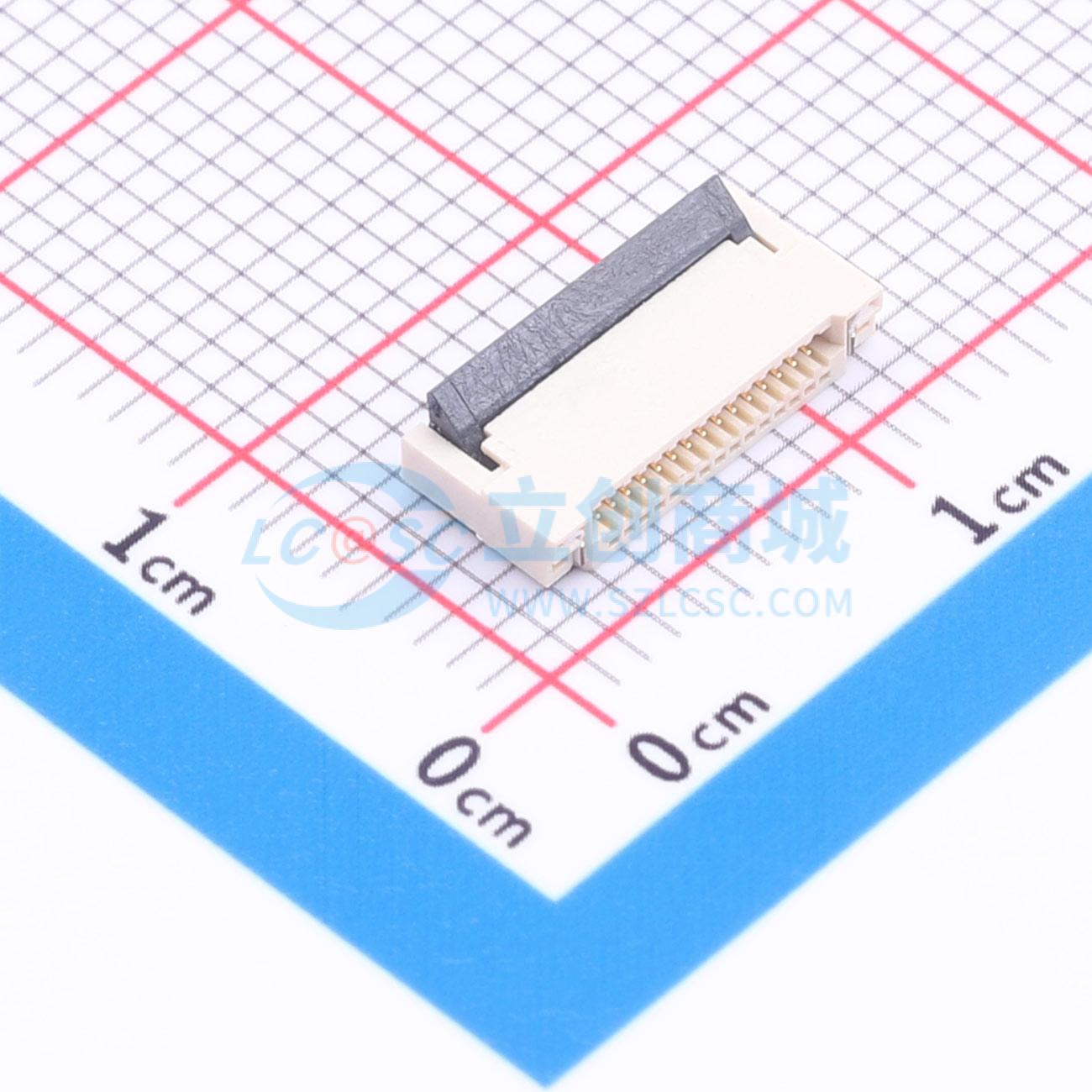 点击查看大图 BX-0.5FPC-2H-HF15P实物图