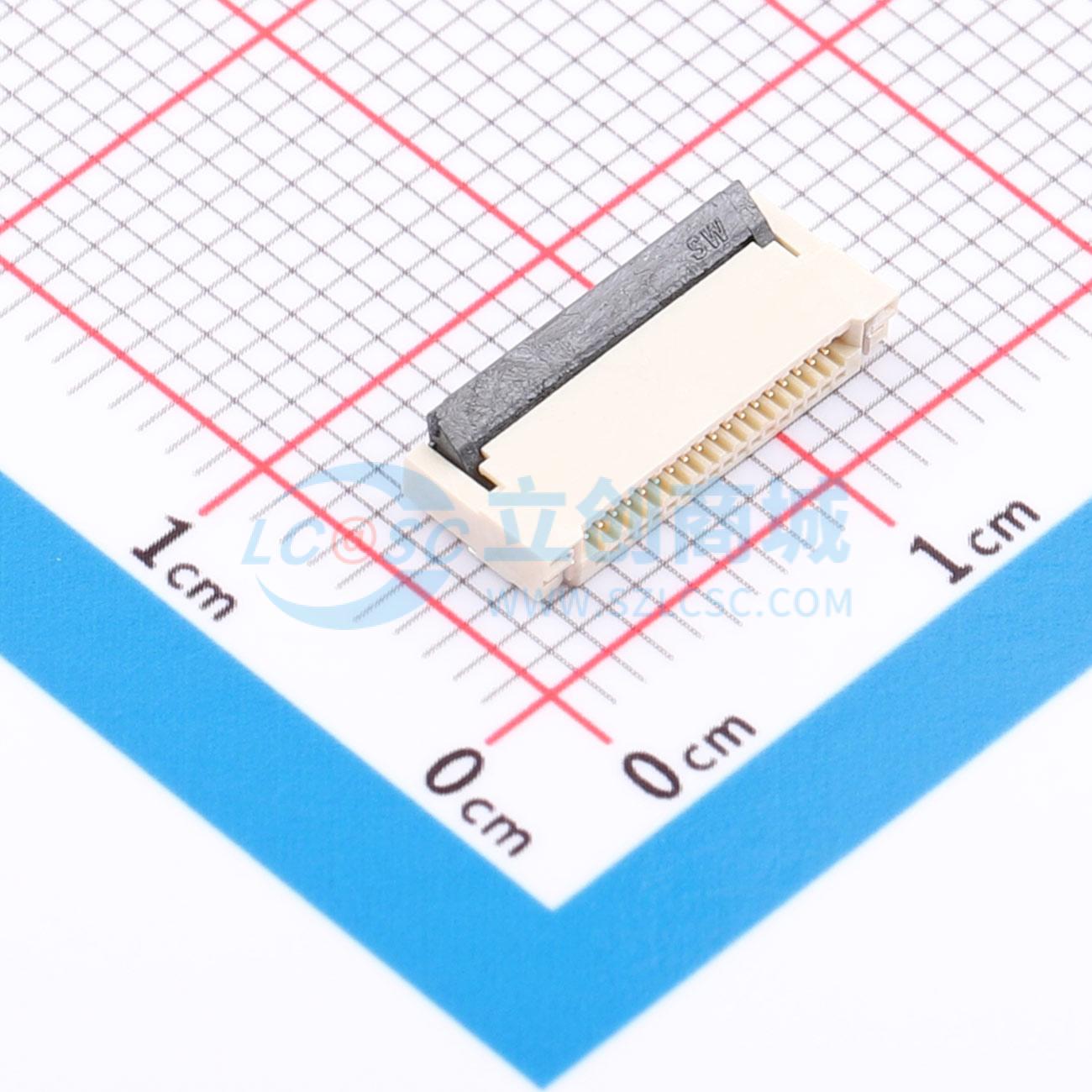 点击查看大图 BX-0.5FPC-2H-HF18P实物图