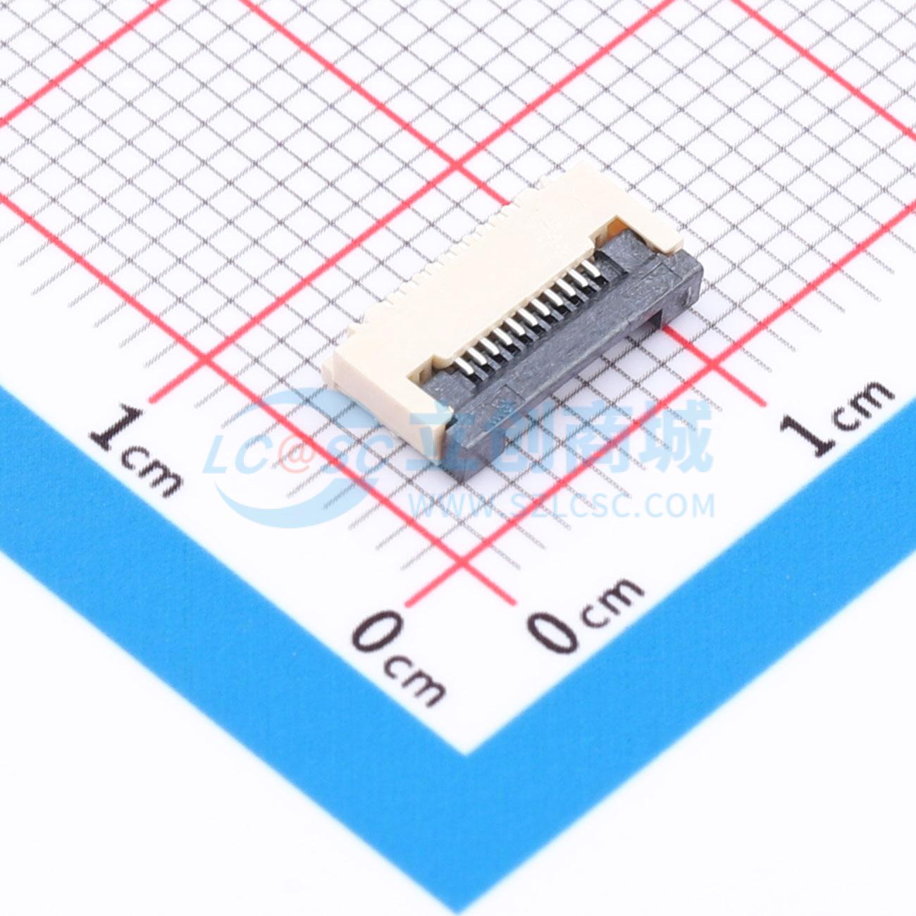 点击查看大图 ZX-0.5FPC-2H-QF11P实物图