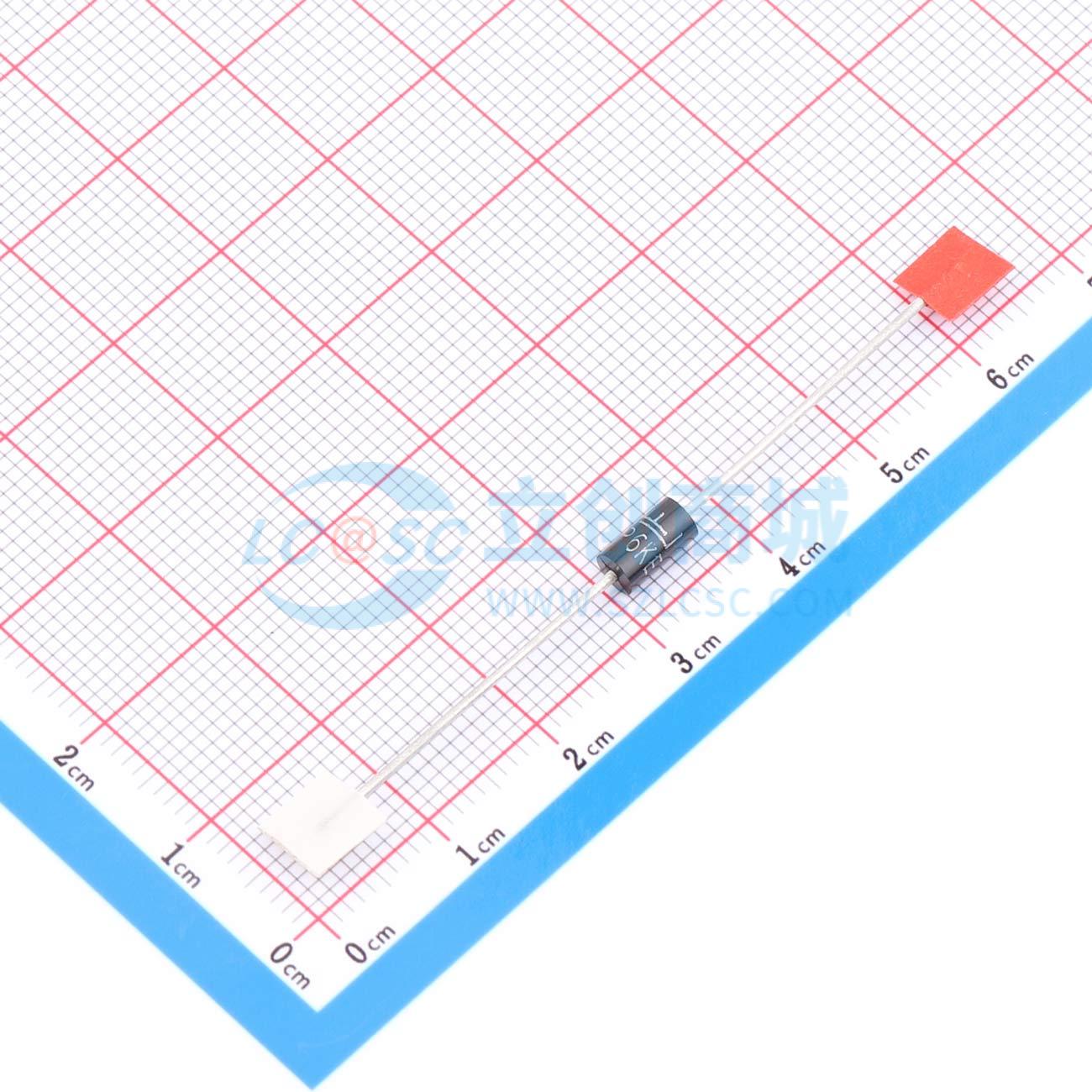 点击查看大图 P6KE220CA实物图