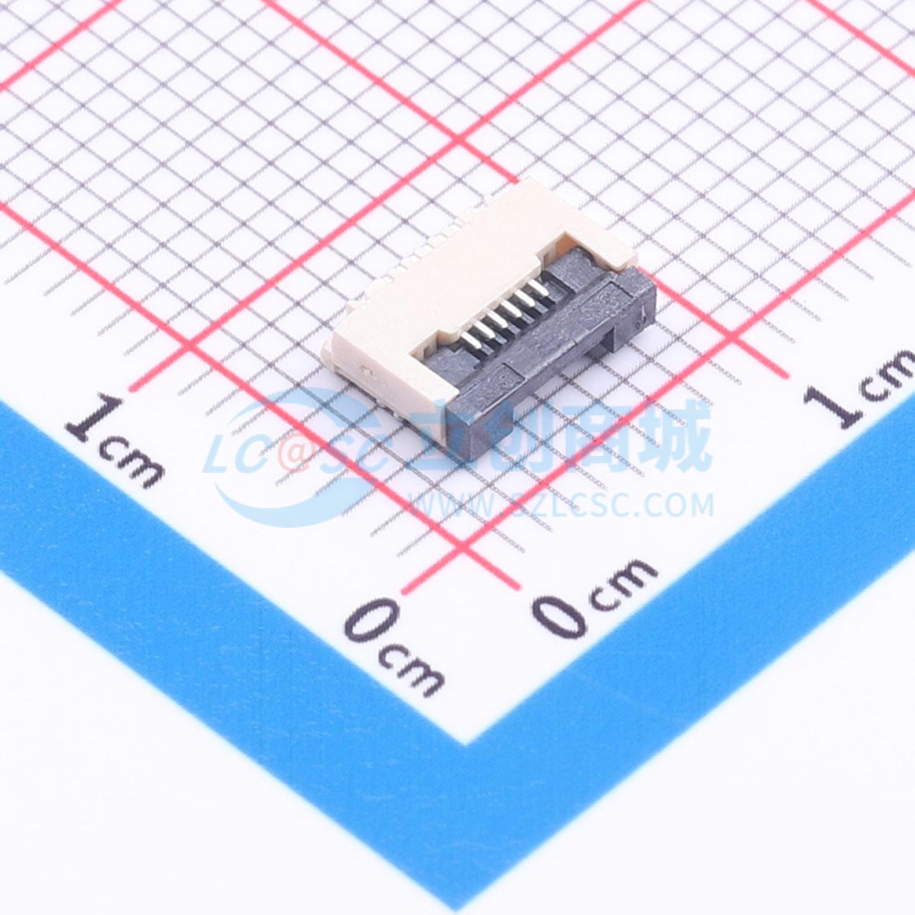 点击查看大图 BX-0.5FPC-2H-QF6P实物图