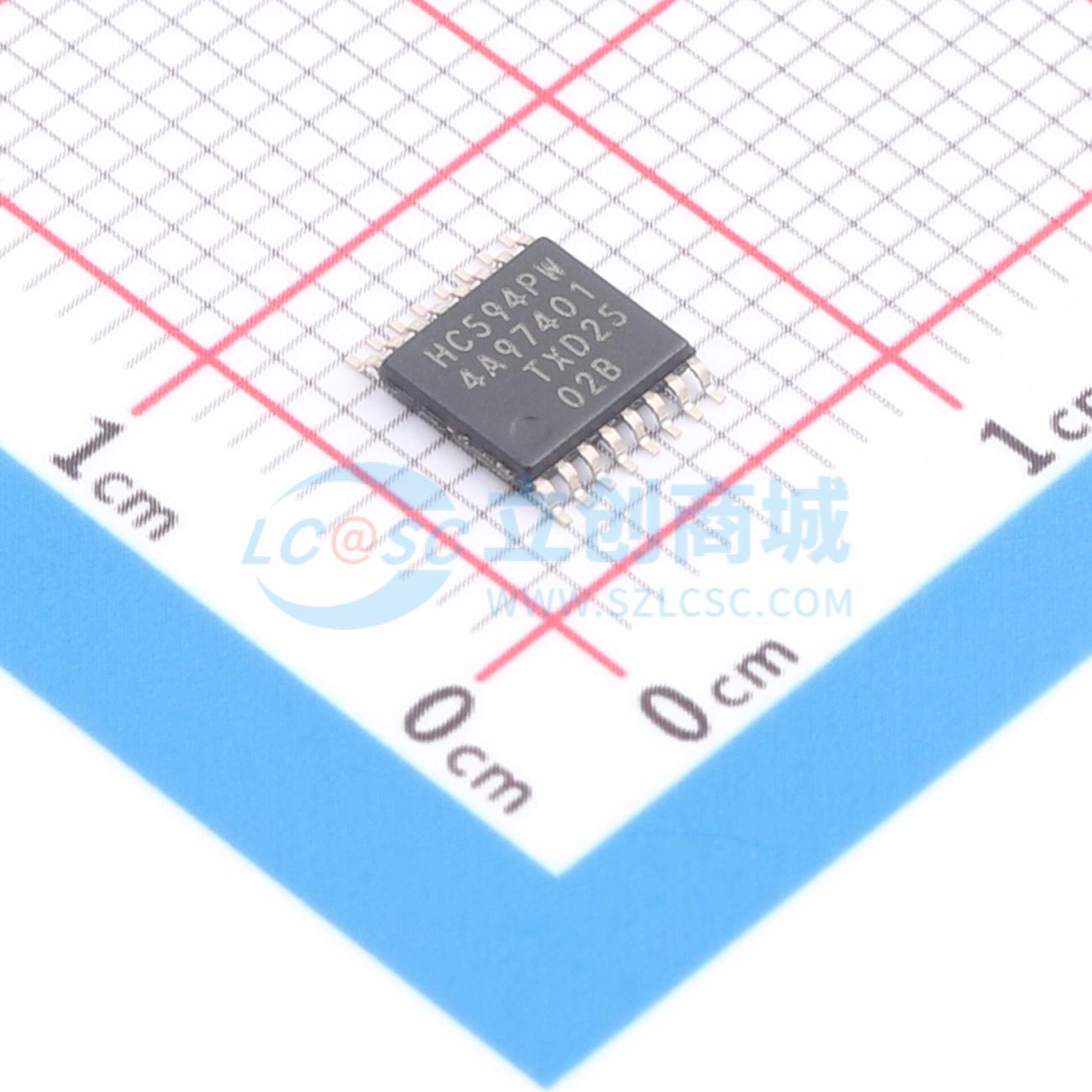 点击查看大图 74HC594PW-Q100J实物图