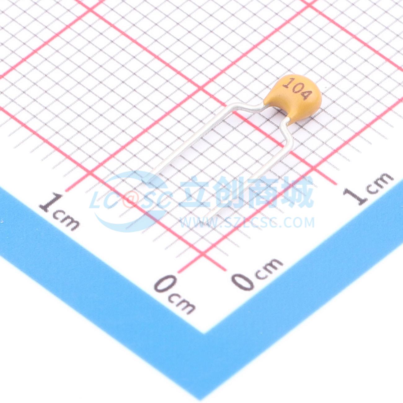 点击查看大图 C322C104K5R5TA实物图