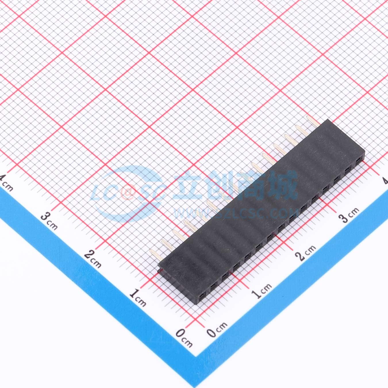 点击查看大图 AM-PM2.54-V10-1*15P实物图