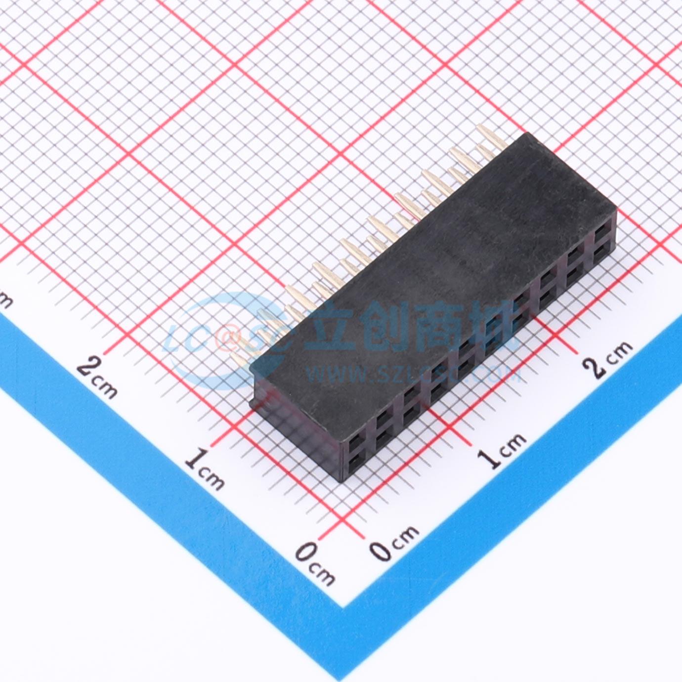点击查看大图 AM-PM2.54-V10-2*10P实物图