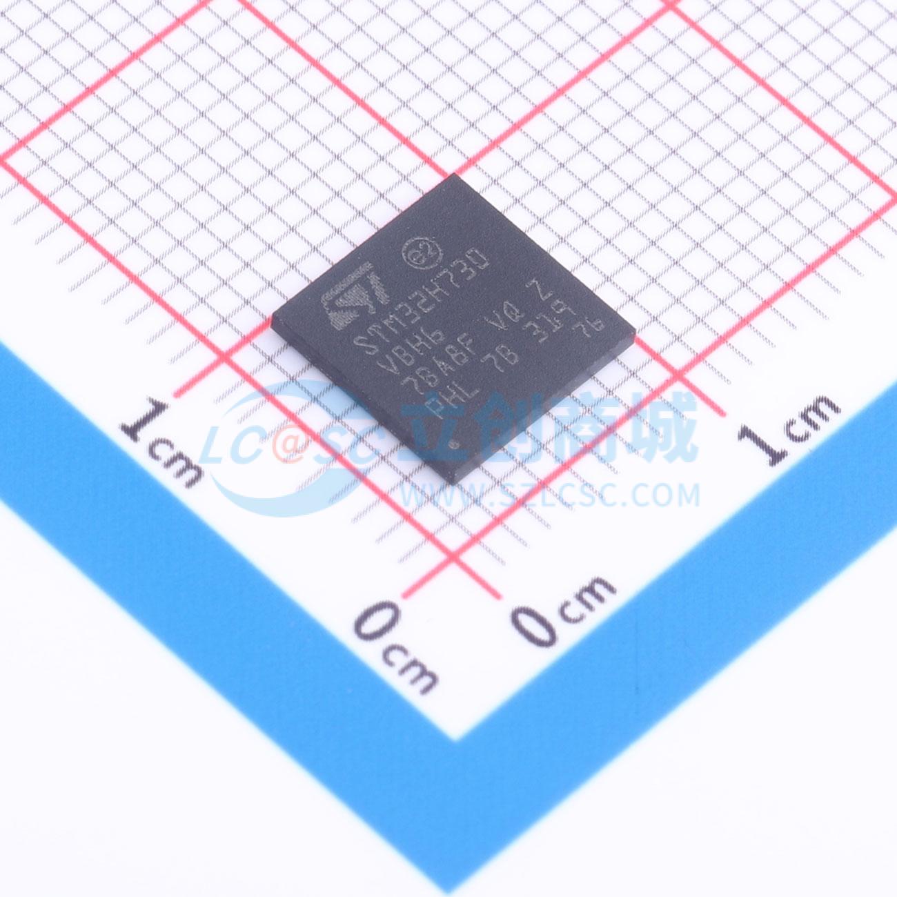 点击查看大图 STM32H730VBH6实物图