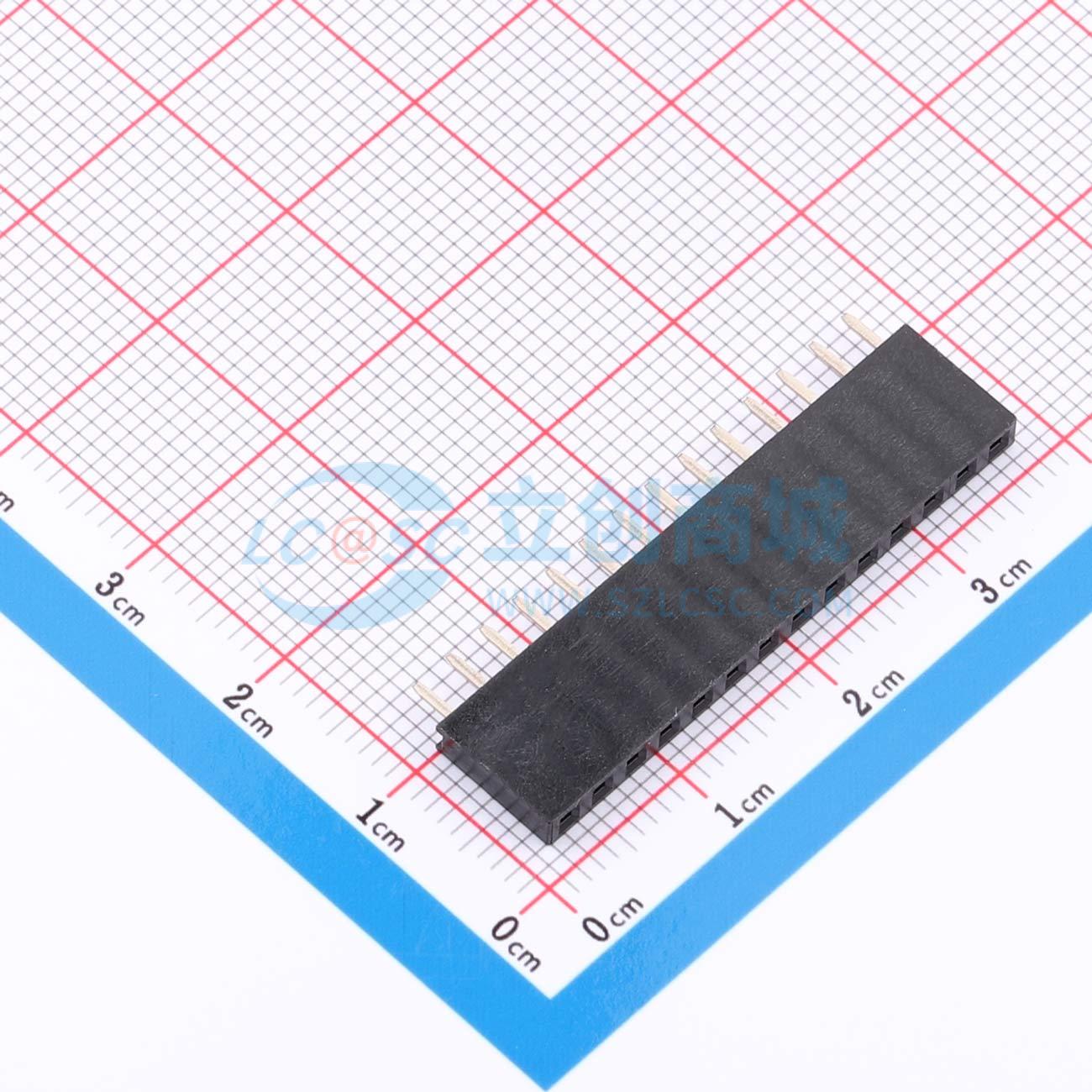 点击查看大图 AM-PM2.54-V10-1*14P实物图