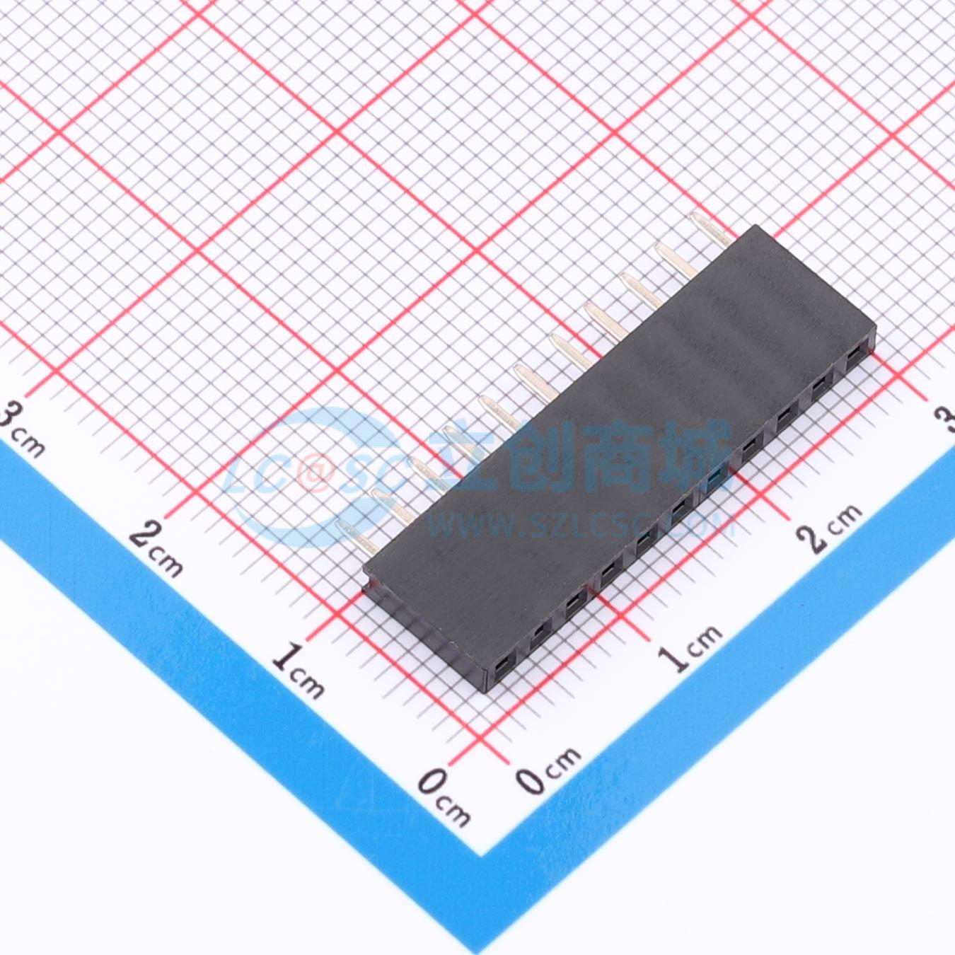 点击查看大图 AM-PM2.54-V10-1*11P实物图