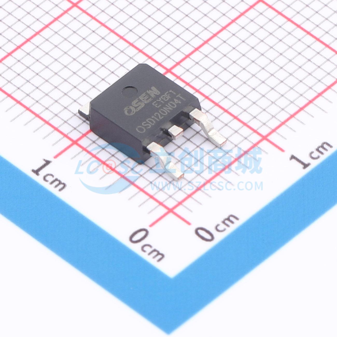 点击查看大图 OSD120N04T实物图