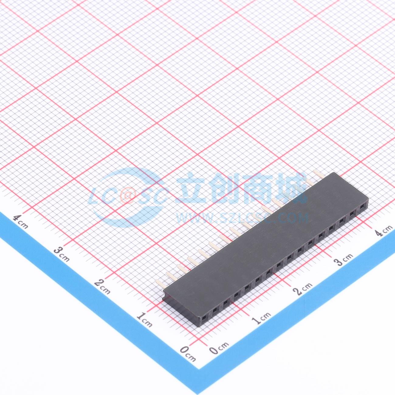 点击查看大图 AM-PM2.54-V10-1*16P实物图