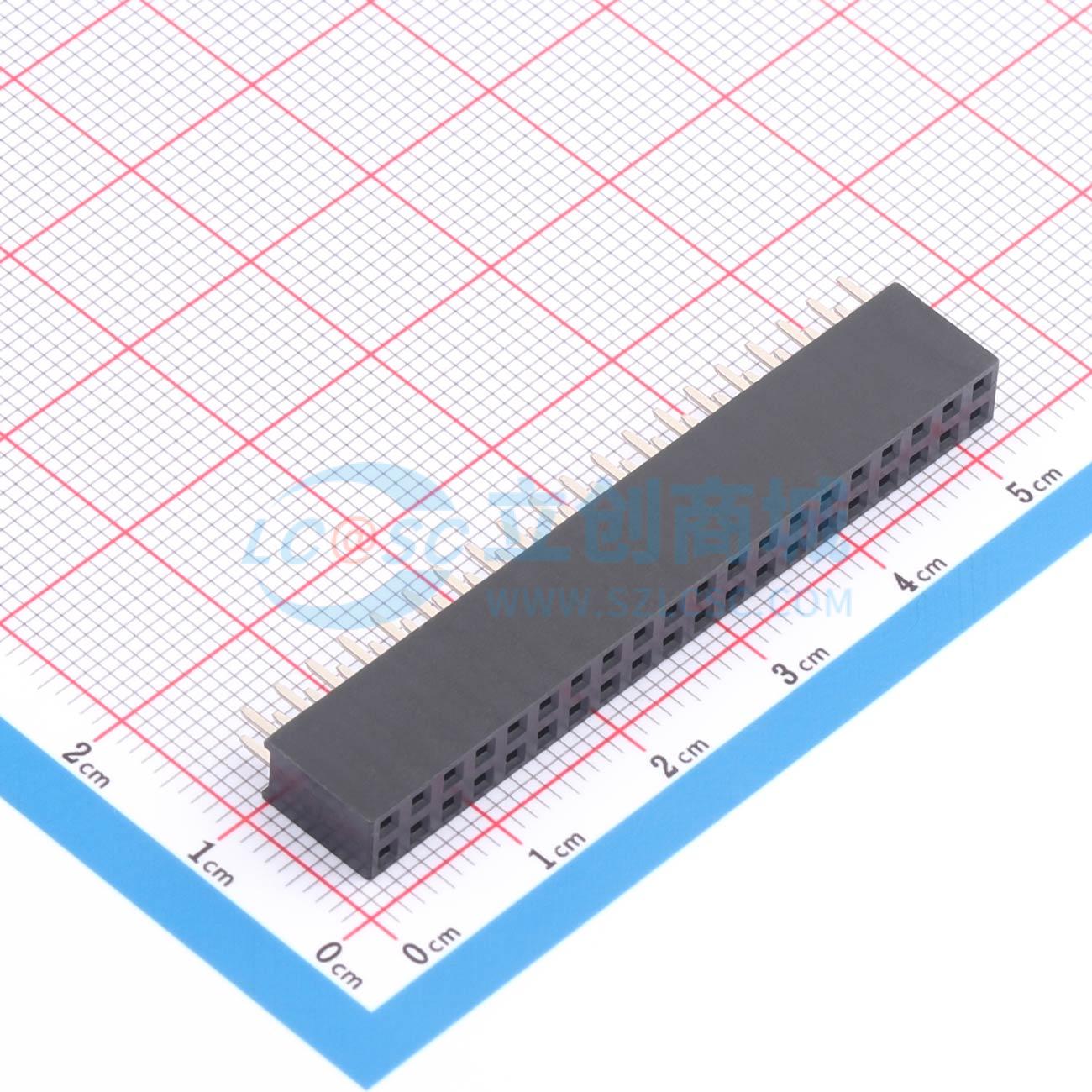 点击查看大图 AM-PM2.54-V10-2*20P实物图