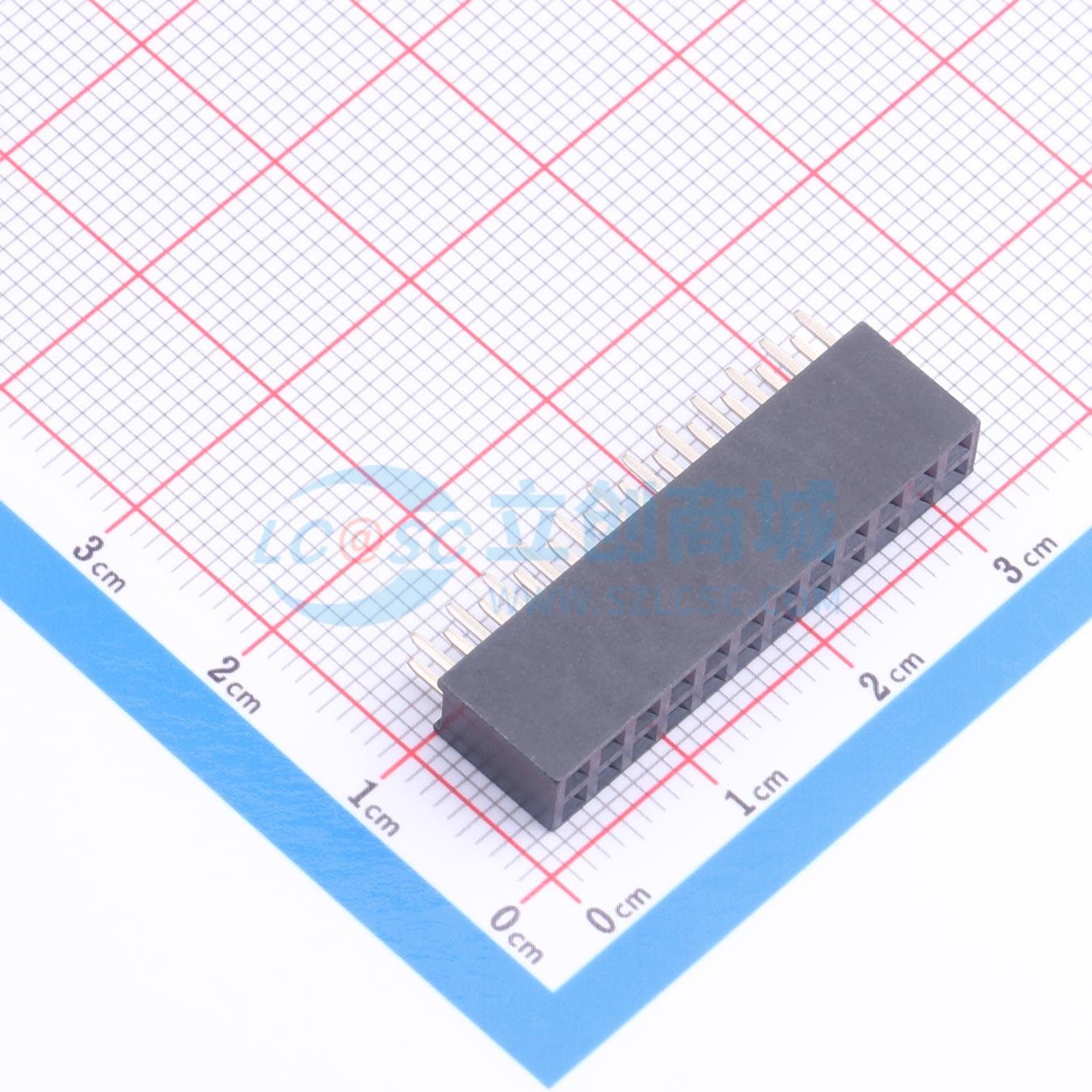 点击查看大图 AM-PM2.54-V10-2*12P实物图