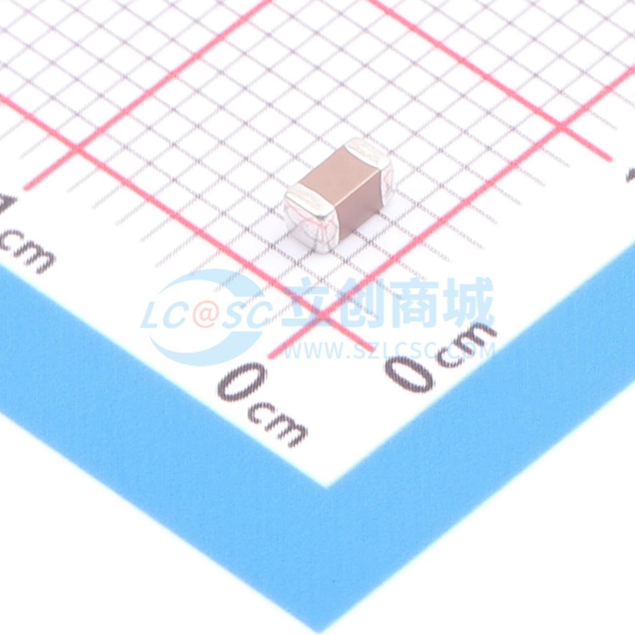 点击查看大图 TCC1206X7R106K250HTM实物图