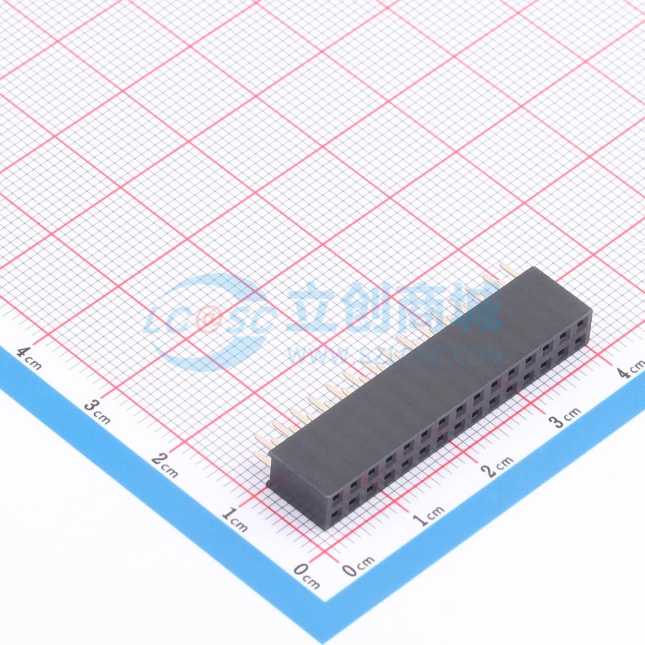 点击查看大图 AM-PM2.54-V10-2*15P实物图