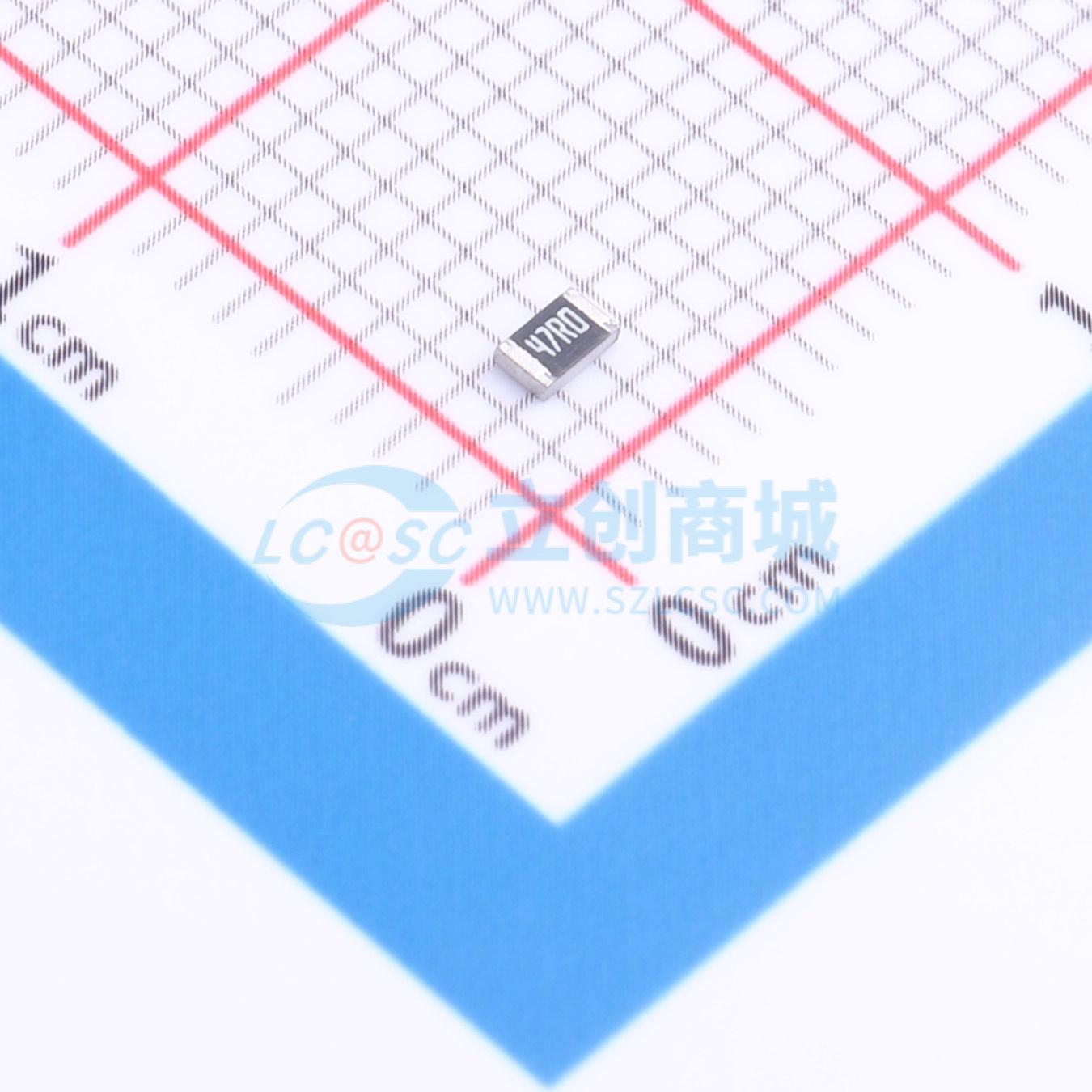 点击查看大图 GR0805F47RT5G00实物图