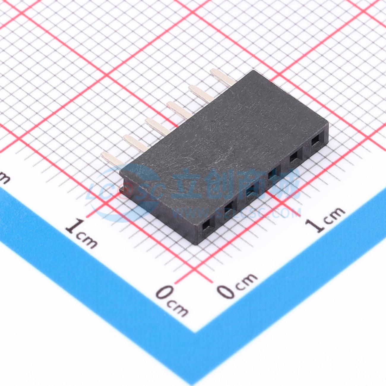 点击查看大图 AM-PM2.54-V10-1*6P实物图