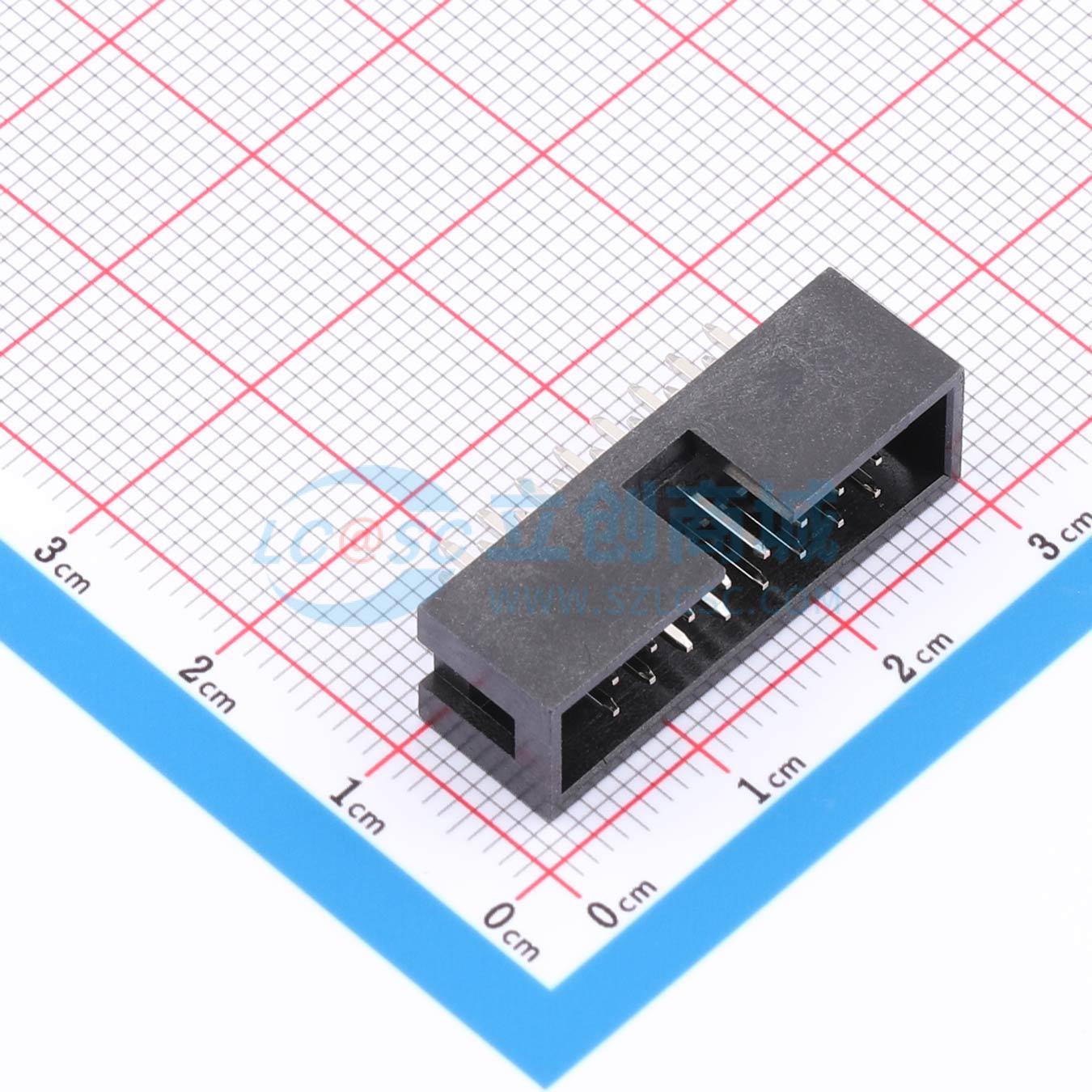 点击查看大图 IDC2.54-2*8PZ实物图