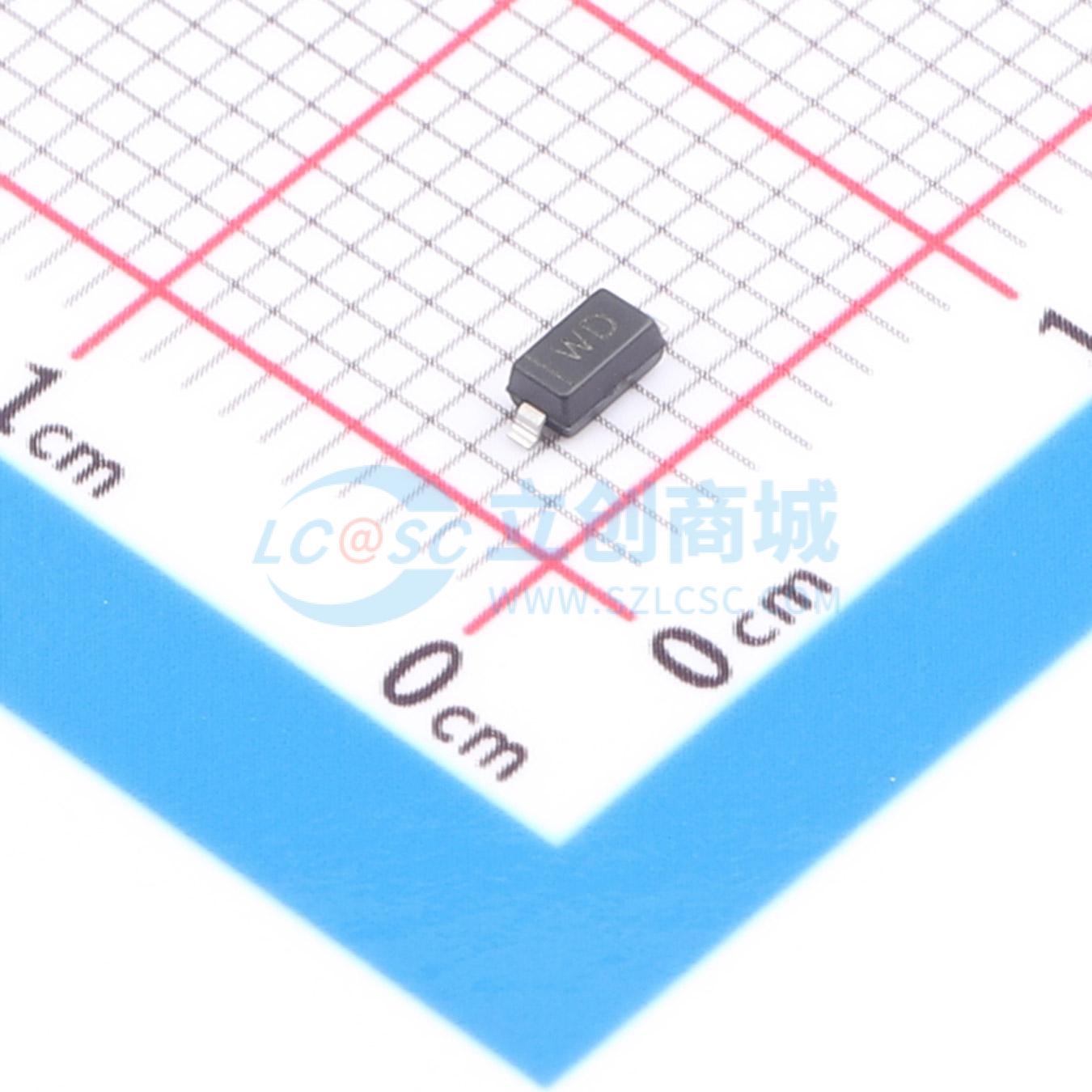 点击查看大图 BZT52C8V2实物图