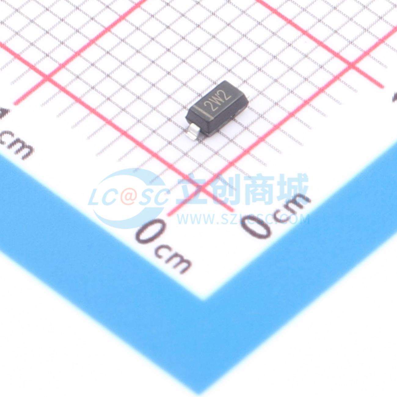 点击查看大图 BZT52B3V0实物图