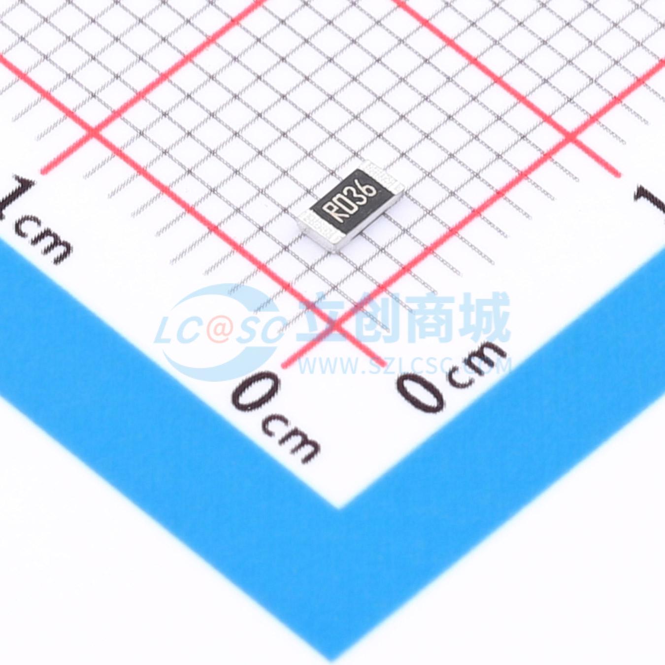 点击查看大图 FRL1206FR036TS实物图