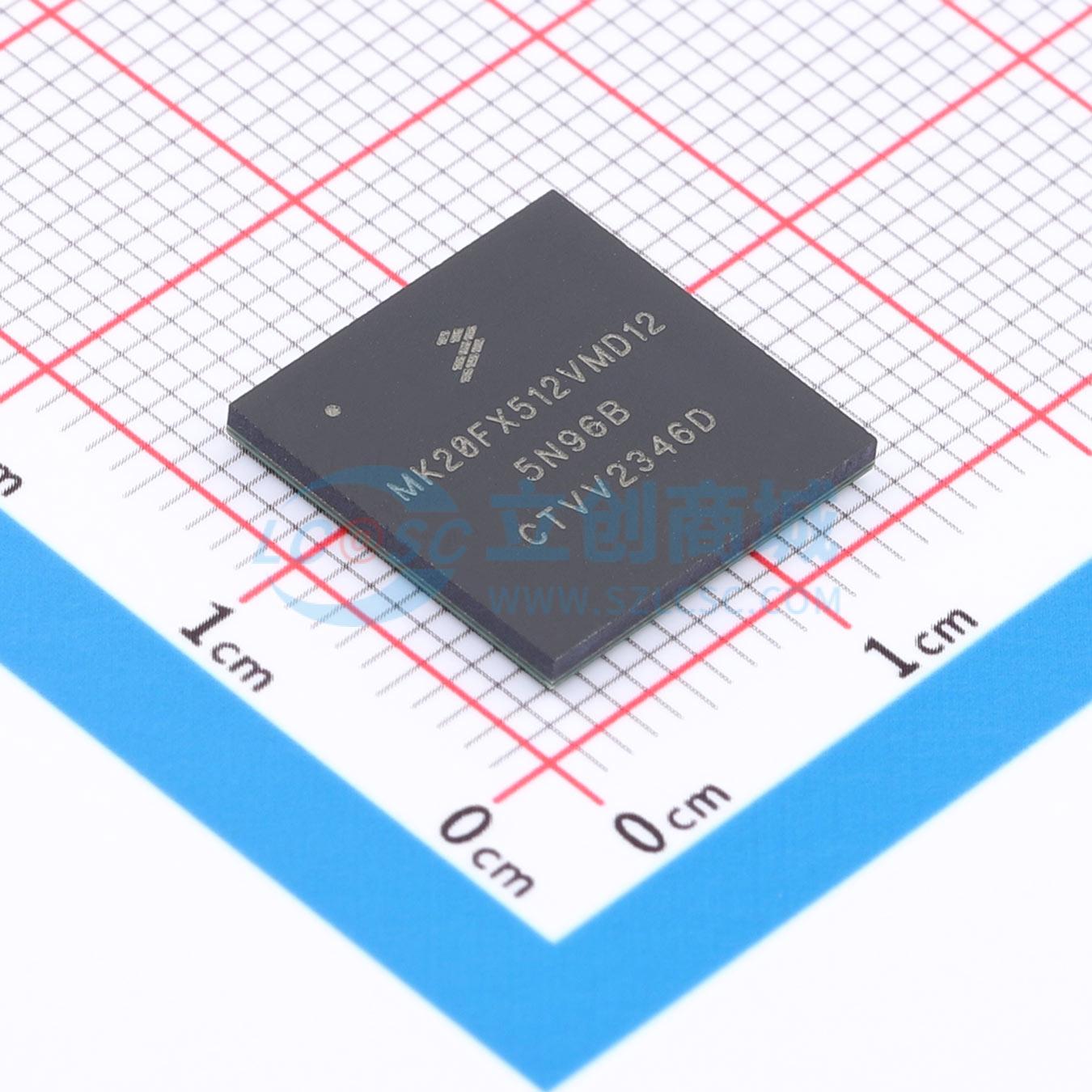 点击查看大图 MK20FX512VMD12实物图