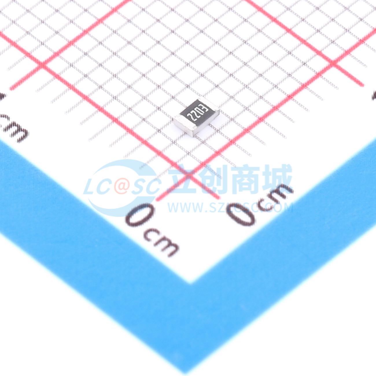 点击查看大图 FRH0805D2203TS实物图