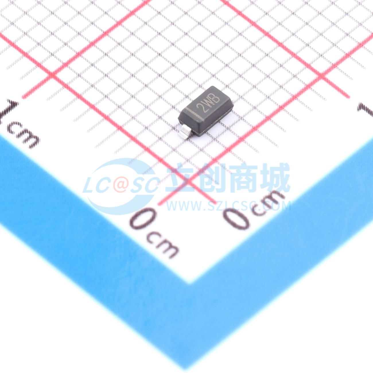 点击查看大图 BZT52B6V8实物图