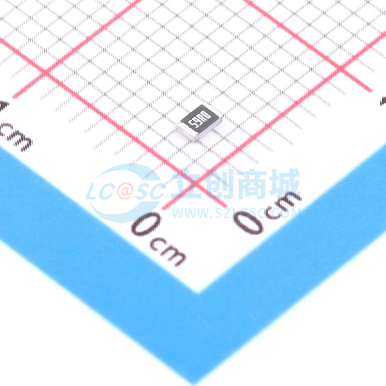 点击查看大图 FRQ0805F59R0TS实物图