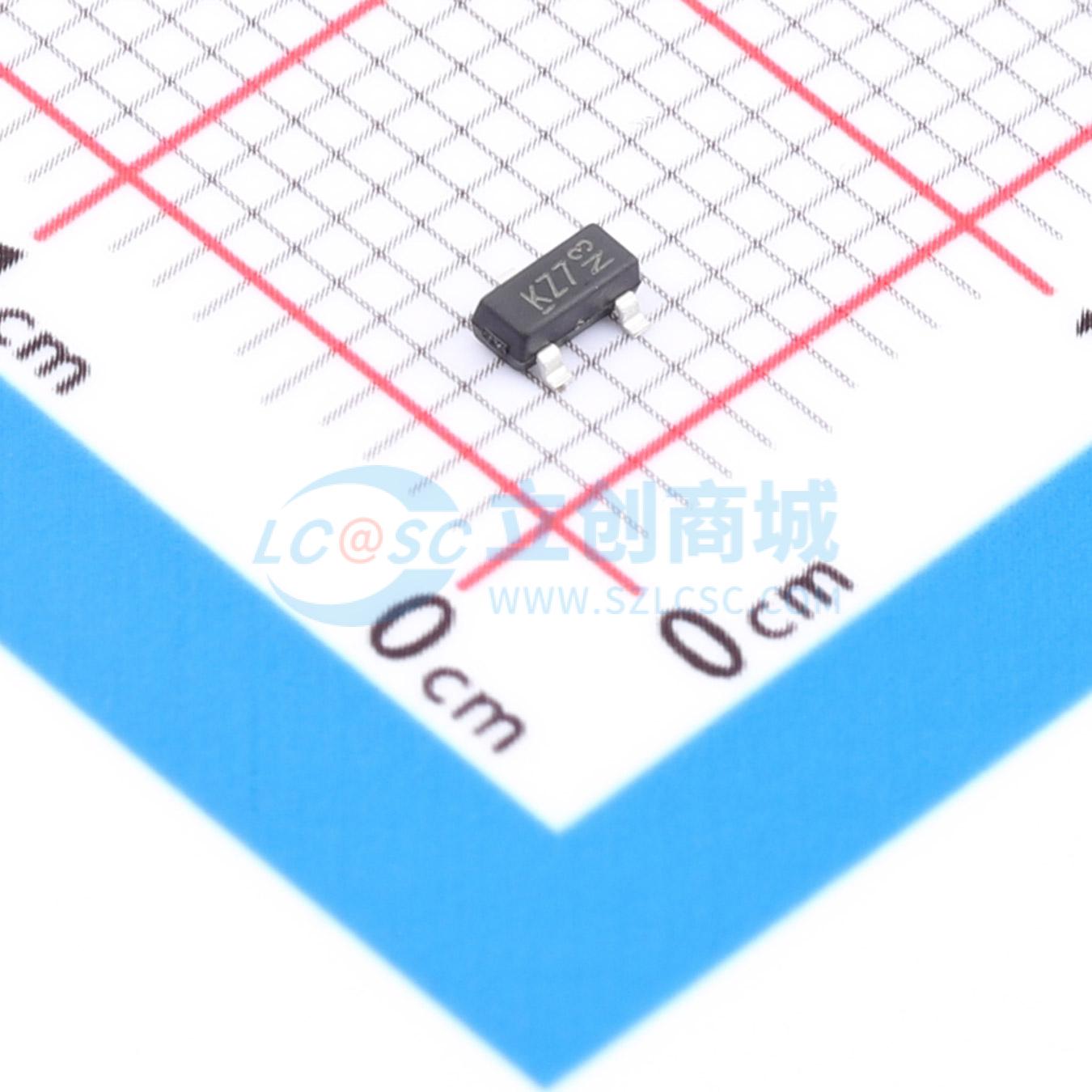 点击查看大图 BZX84B8V2Q-7-F实物图