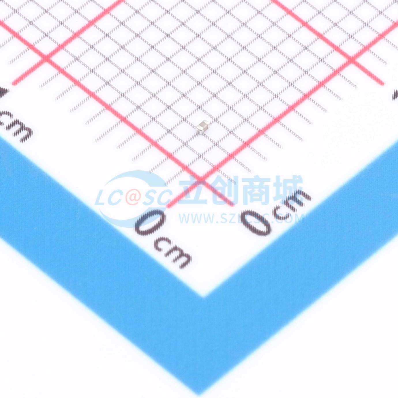 点击查看大图 TCC0201X6S105M6R3ZT实物图