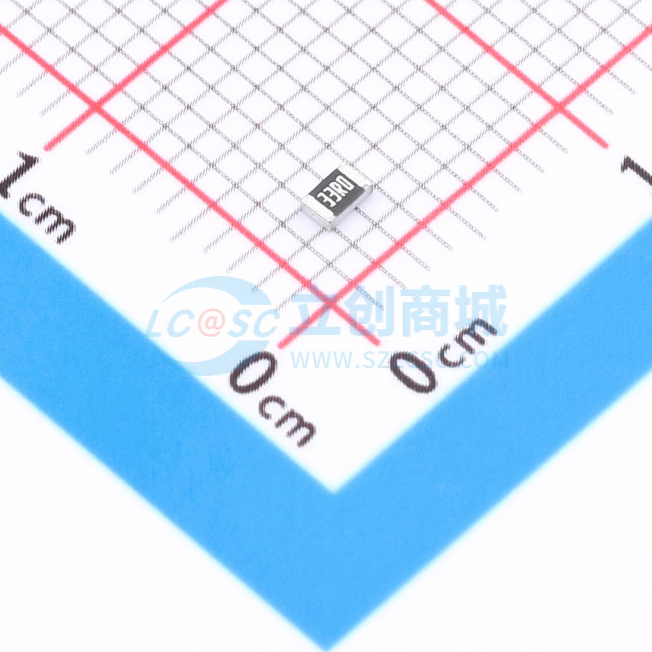 点击查看大图 CRF0805R33R0WN实物图
