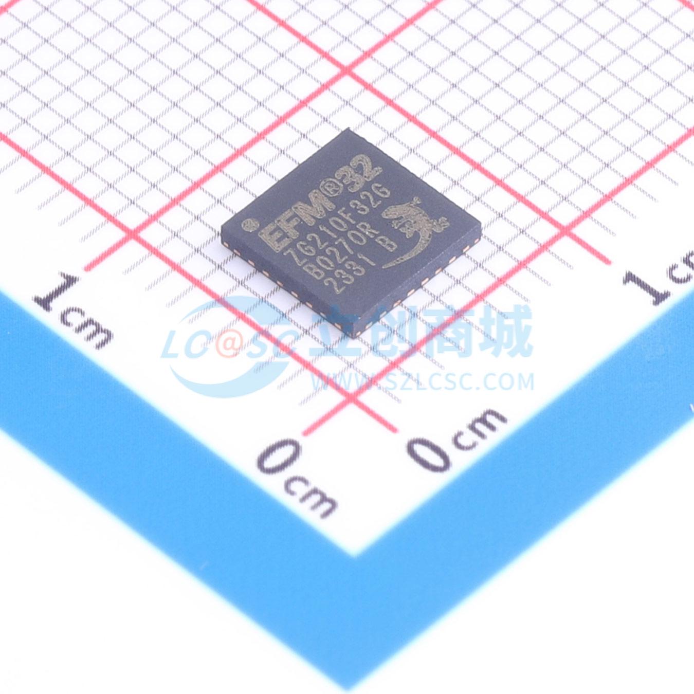 点击查看大图 EFM32ZG210F32-B-QFN32实物图