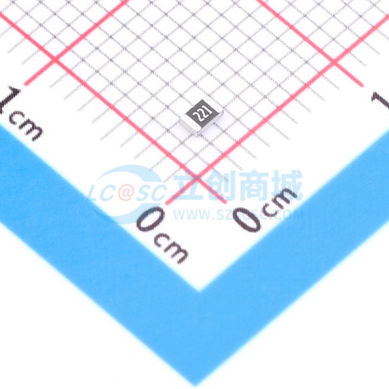 点击查看大图 CRF0805R221FN实物图
